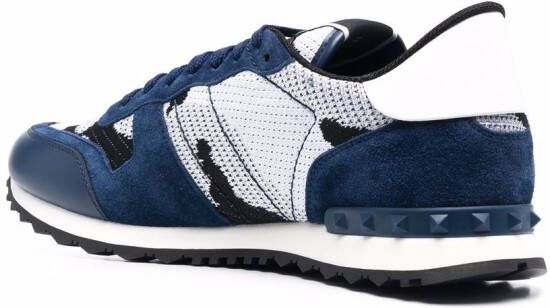 Valentino Garavani Rockrunner low-top sneakers Blauw