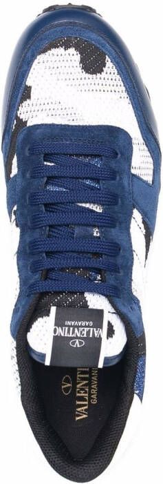 Valentino Garavani Rockrunner low-top sneakers Blauw
