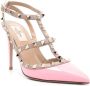 Valentino Garavani Rockstud 100mm pumps van lakleer Roze - Thumbnail 2