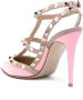 Valentino Garavani Rockstud 100mm pumps van lakleer Roze - Thumbnail 3