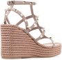 Valentino Garavani Rockstud 120 leren sleehakken Roze - Thumbnail 4