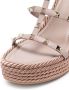 Valentino Garavani 95 mm Rockstud espadrilles met sleehak Roze - Thumbnail 5