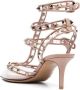 Valentino Garavani Rockstud pumps met doorzichtige neus Roze - Thumbnail 3