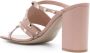 Valentino Garavani Rockstud leren sandalen Beige - Thumbnail 3