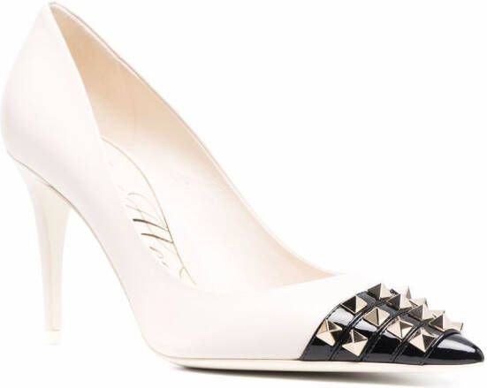 Valentino Garavani Rockstud Alcove pumps Beige