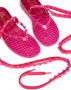 Valentino Garavani Rockstud 30mm sandalen met enkelband Roze - Thumbnail 5