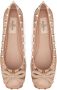 Valentino Garavani Rockstud ballerina's Roze - Thumbnail 4
