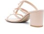 Valentino Garavani Rockstud gekooide sandalen Beige - Thumbnail 3