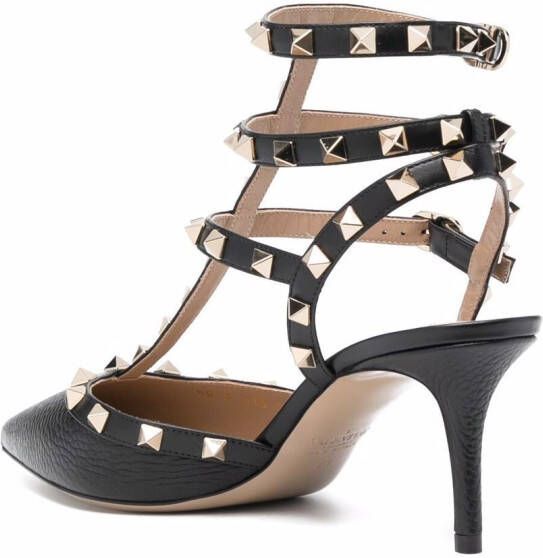 Valentino Garavani Rockstud Caged pumps Zwart