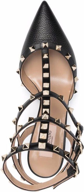 Valentino Garavani Rockstud Caged pumps Zwart