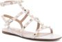 Valentino Garavani Rockstud sandalen met bandjes Roze - Thumbnail 2