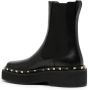 Valentino Garavani Rockstud leren laarzen Zwart - Thumbnail 3