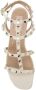 Valentino Garavani Rockstud caged flat sandals Wit - Thumbnail 4