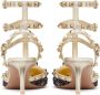 Valentino Garavani Rockstud 65mm tweed pumps Blauw - Thumbnail 3