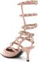 Valentino Garavani Rockstud gekooide pumps Beige - Thumbnail 3