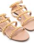 Valentino Garavani Rockstud gekooide sandalen Roze - Thumbnail 2