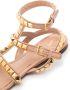 Valentino Garavani Rockstud gekooide sandalen Roze - Thumbnail 4