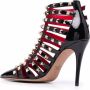 Valentino Garavani Rockstud gekooide sandalen Zwart - Thumbnail 3
