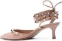 Valentino Garavani Rockstud lakleren pumps Roze - Thumbnail 3