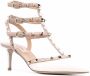 Valentino Garavani Rockstud leren pumps Beige - Thumbnail 2