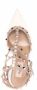 Valentino Garavani Rockstud leren pumps Beige - Thumbnail 4