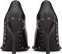 Valentino Garavani Rockstud 100mm leren pumps Zwart - Thumbnail 3