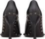 Valentino Garavani Rockstud 100mm leren pumps Zwart - Thumbnail 3