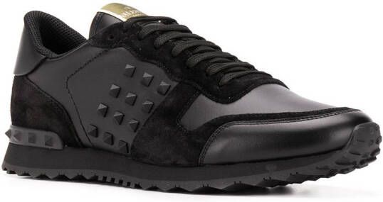 Valentino Garavani Rockstud low-top sneakers Zwart