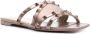 Valentino Garavani Rockstud metallic leren slippers Goud - Thumbnail 2