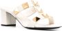Valentino Garavani Rockstud T-bar sandalen Beige - Thumbnail 2
