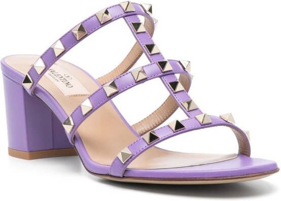 Valentino Garavani Rockstud muiltjes Paars