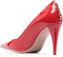 Valentino Garavani Rockstud lakleren muiltjes Rood - Thumbnail 3