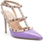 Valentino Garavani Rockstud pumps Paars - Thumbnail 2