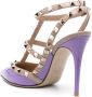 Valentino Garavani Rockstud pumps Paars - Thumbnail 3