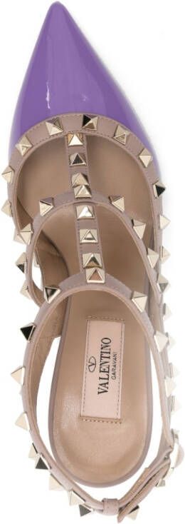 Valentino Garavani Rockstud pumps Paars