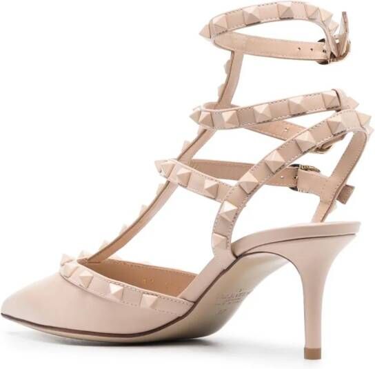 Valentino Garavani Rockstud pumps Roze