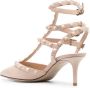 Valentino Garavani Rockstud pumps Roze - Thumbnail 3