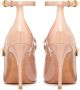 Valentino Garavani Rockstud pumps van lakleer Beige - Thumbnail 3