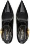 Valentino Garavani Rockstud pumps van lakleer Zwart - Thumbnail 4