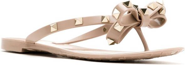 Valentino Garavani Rockstud sandalen Beige