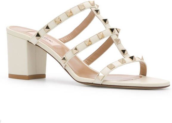 Valentino Garavani Rockstud sandalen Beige