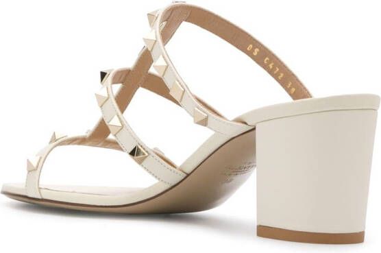 Valentino Garavani Rockstud sandalen Beige