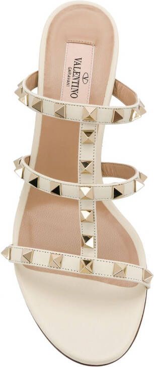 Valentino Garavani Rockstud sandalen Beige