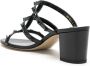 Valentino Garavani Rockstud sandalen met blokhak Zwart - Thumbnail 3