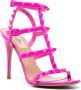 Valentino Garavani Rockstud sandalen met enkelbandje Roze - Thumbnail 2