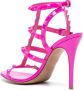 Valentino Garavani Rockstud sandalen met enkelbandje Roze - Thumbnail 3