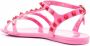 Valentino Garavani Rockstud sandalen Roze - Thumbnail 3