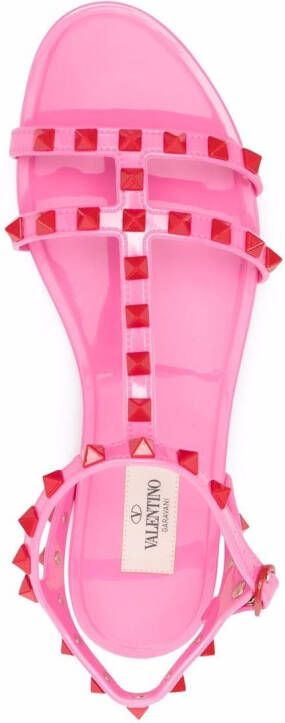 Valentino Garavani Rockstud sandalen Roze