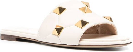 Valentino Garavani Roman Stud leren sandalen Wit