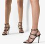 Valentino Garavani Rockstud sandalen Zwart - Thumbnail 3